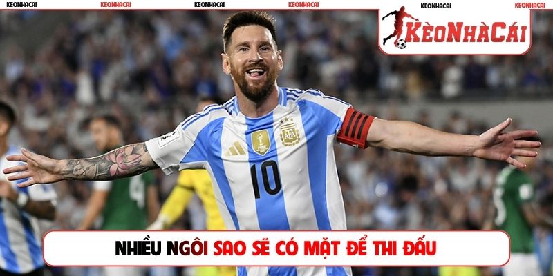 Nhiều ngôi sao sẽ có mặt để thi đấu
